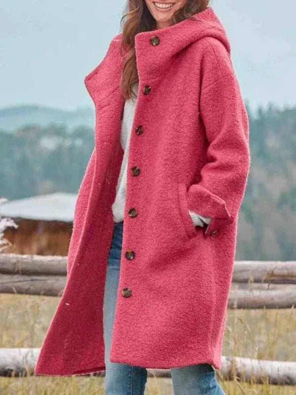 Janushi - Casaco de Inverno Elegante de Manga Comprida