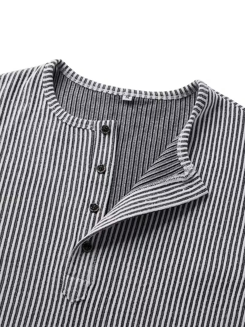 Afonso - Camisa Henley de Inverno Para uso Intensivo