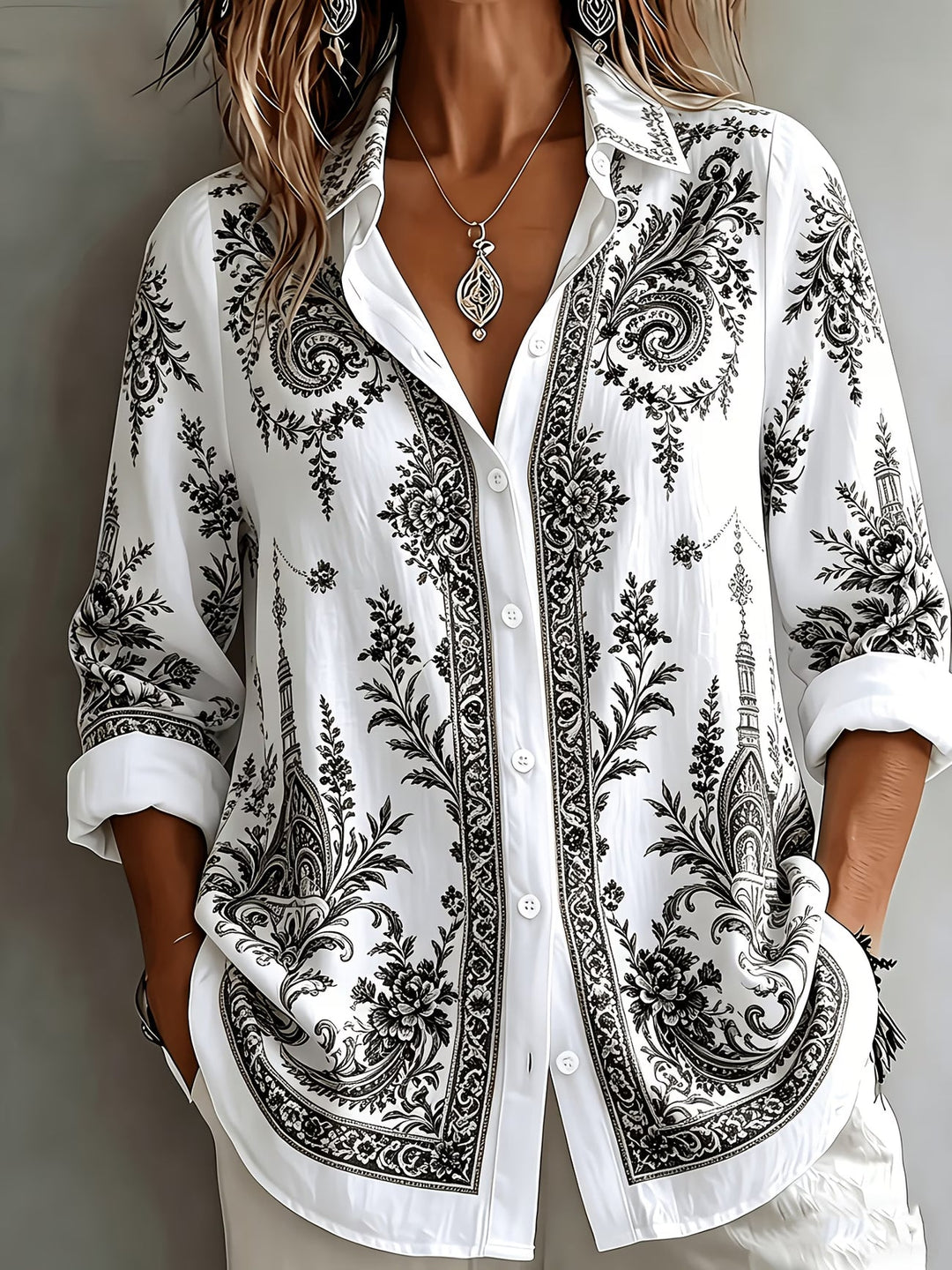 Aldana - Camisa De Manga Comprida Com Botões
