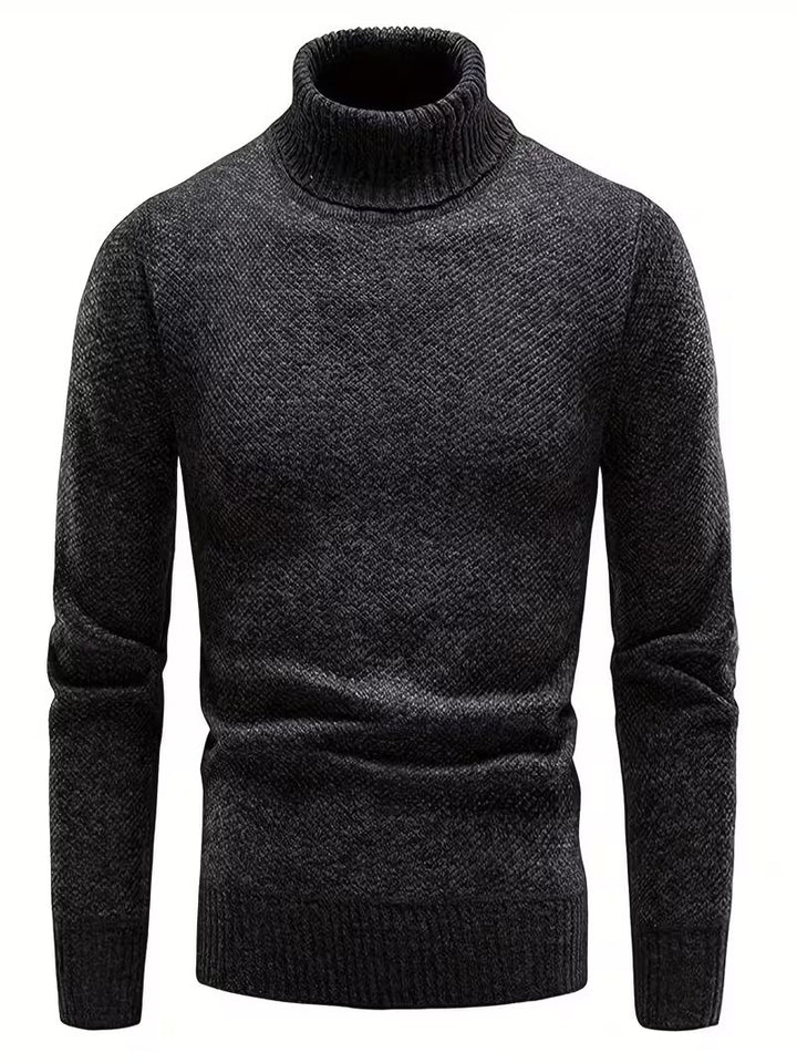 Wessam - Camisola De Malha Elegante Com Gola Alta