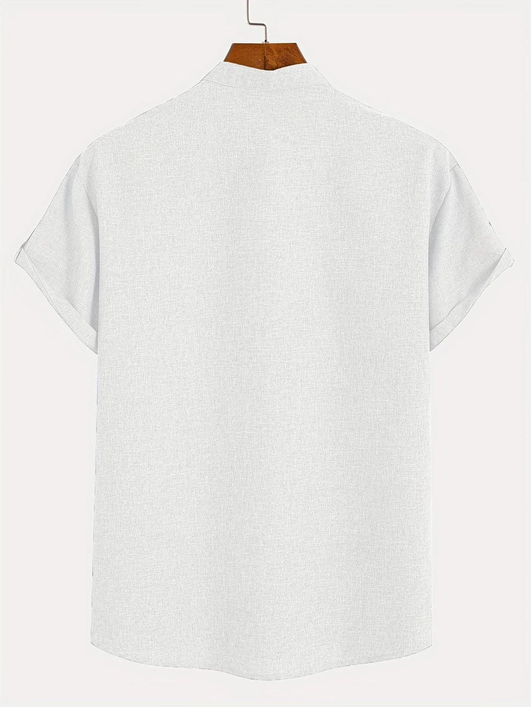 Samuelson - Camisa Elegante De Manga Curta Com Gola
