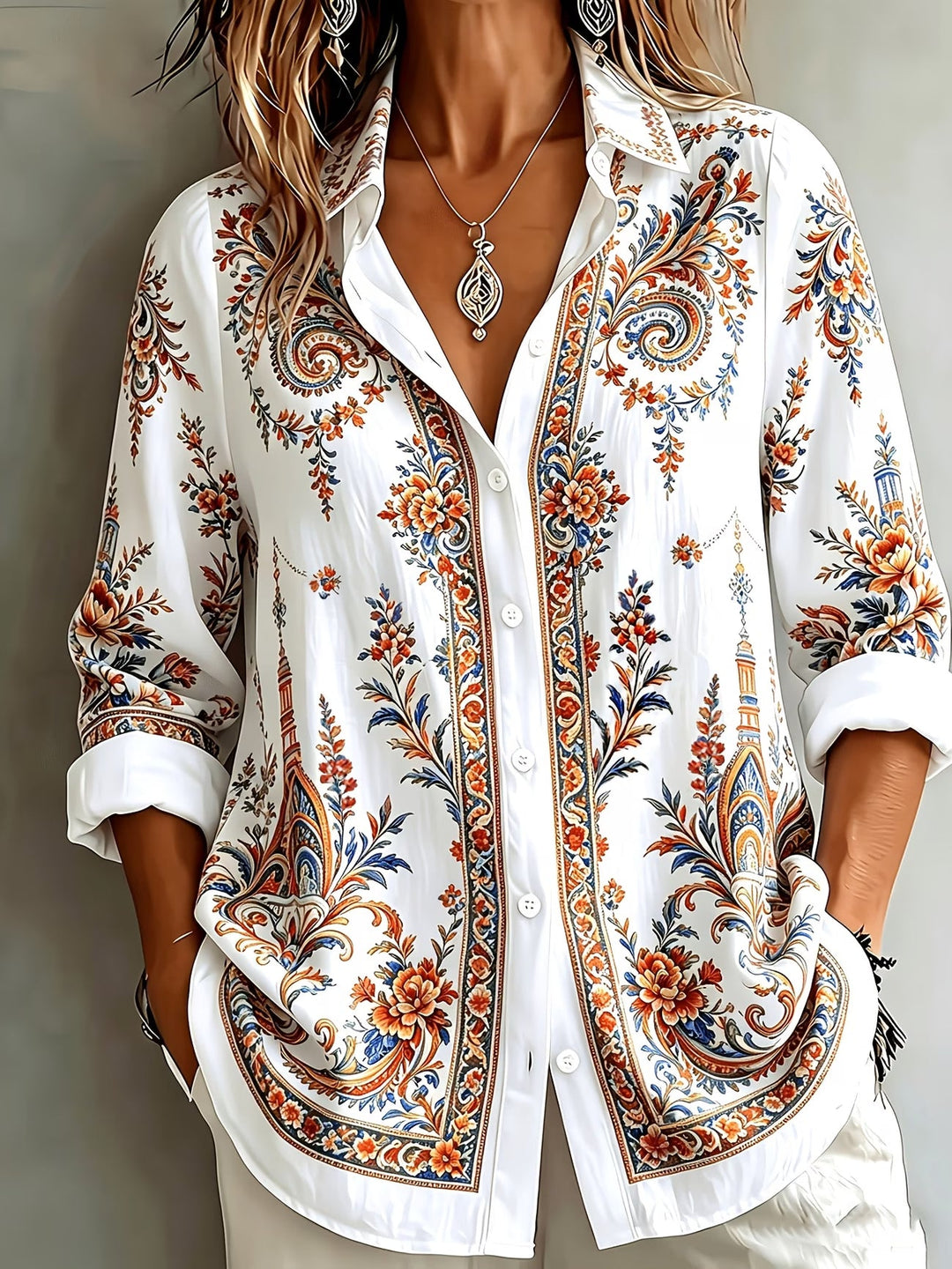 Aldana - Camisa De Manga Comprida Com Botões