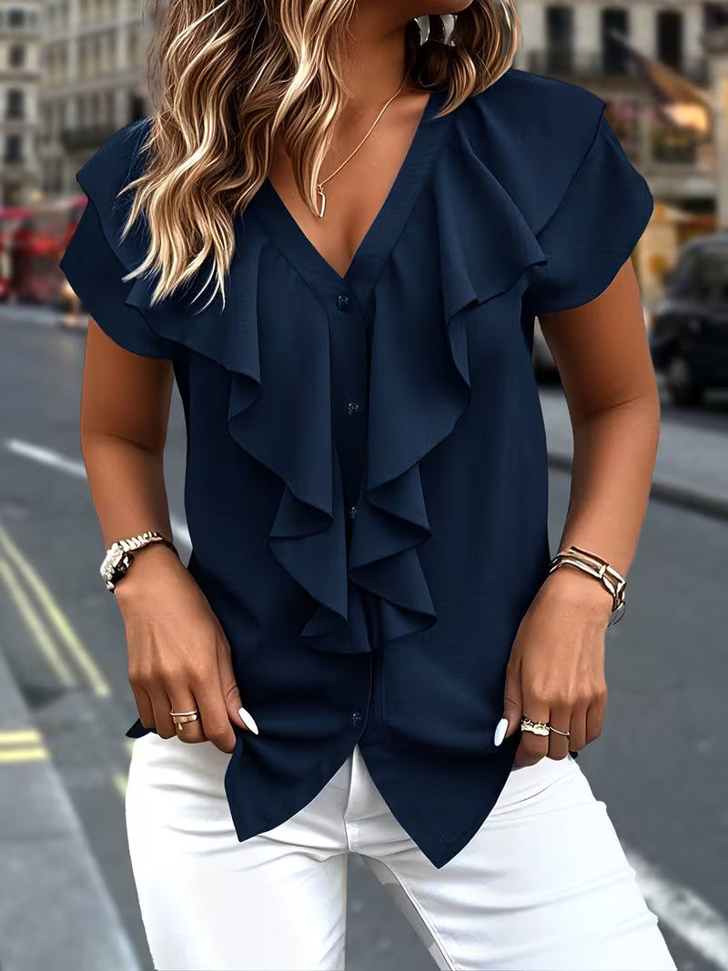 Salma - Blusa de Estilo Elegante
