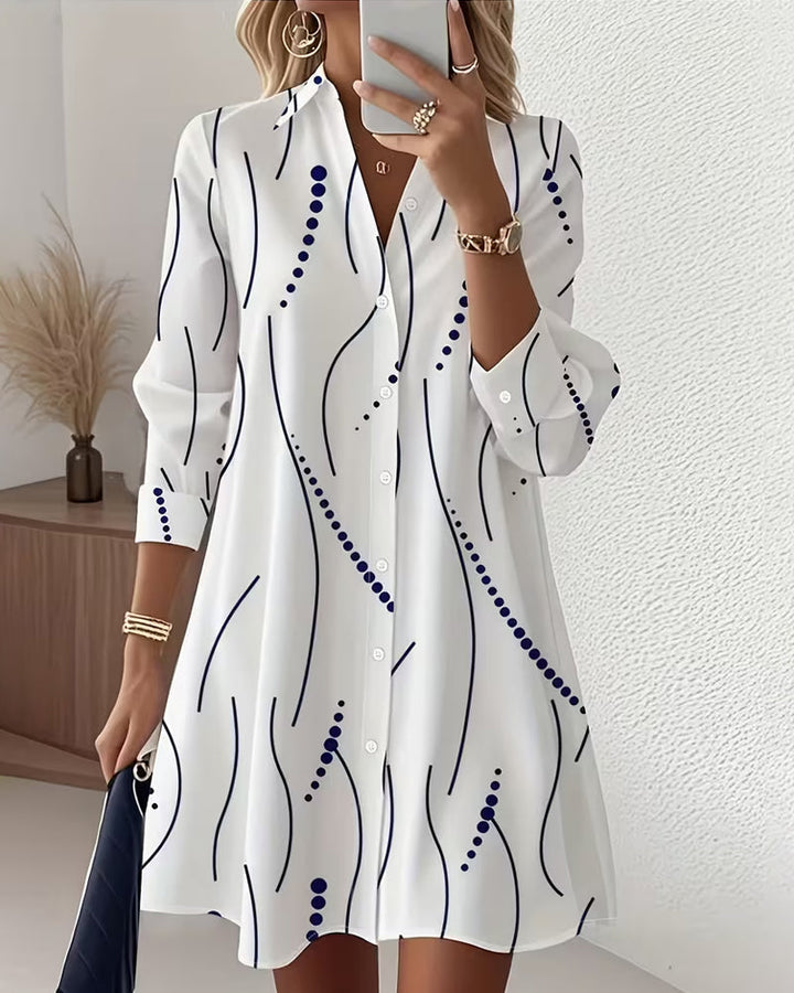 Belma - Vestido-Camisa Elegante Com Botões
