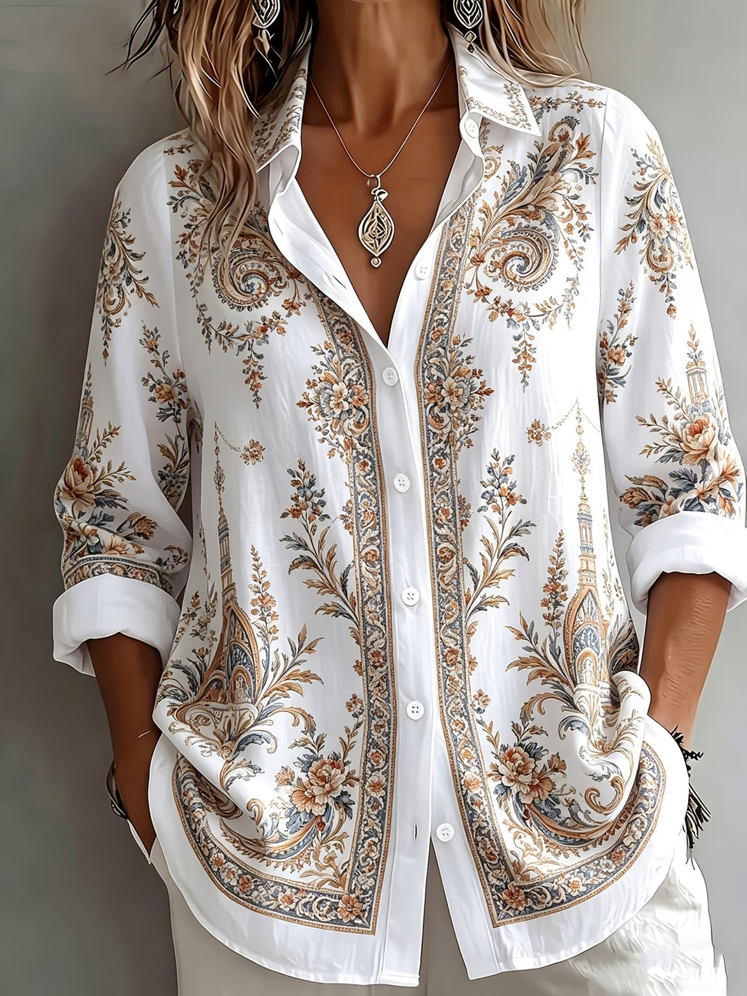 Aldana - Camisa De Manga Comprida Com Botões