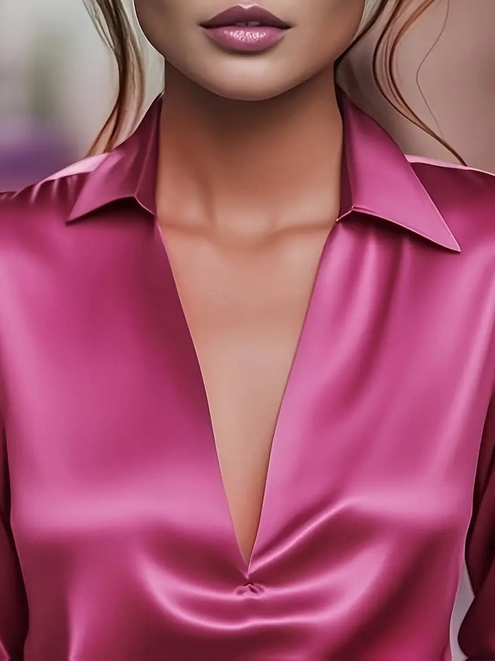 Nadene - Blusa Premium Com Decote Em V