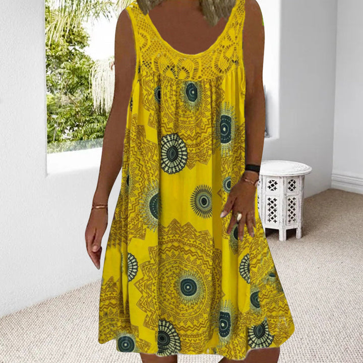 Paduch - Vestido casual de Verão sem Mangas com Estampado