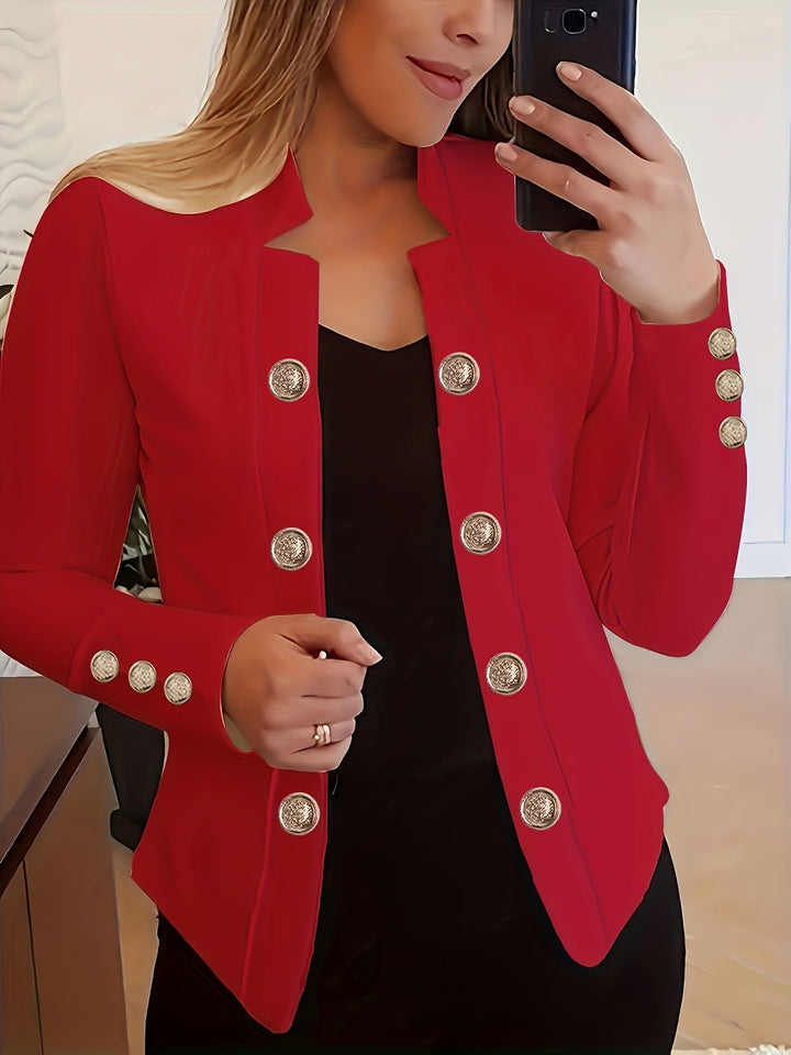 Raakel - Blazer De Manga Comprida Com Punhos E Fecho Duplo À Frente