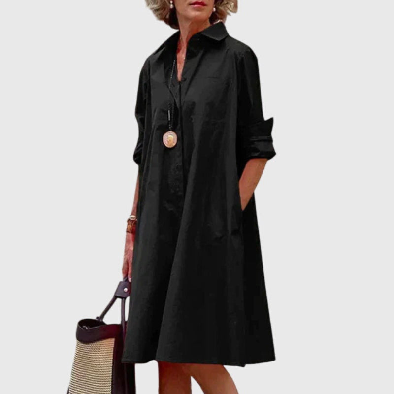 Oshadi - Mini Vestido Elegante Com Bolso