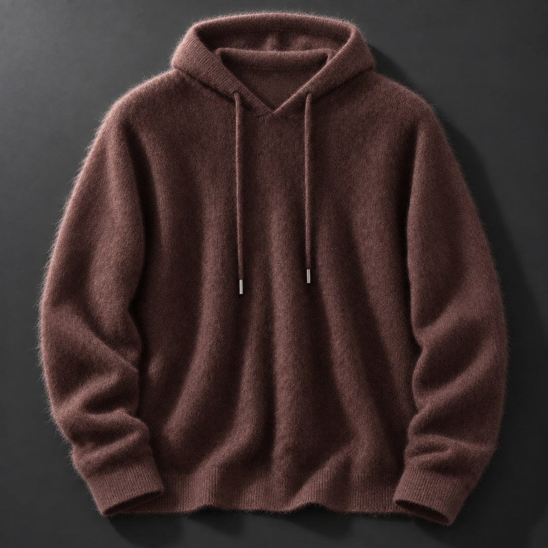 Fynch - Camisola com Capuz em Malha Cordão e Punhos Canelados