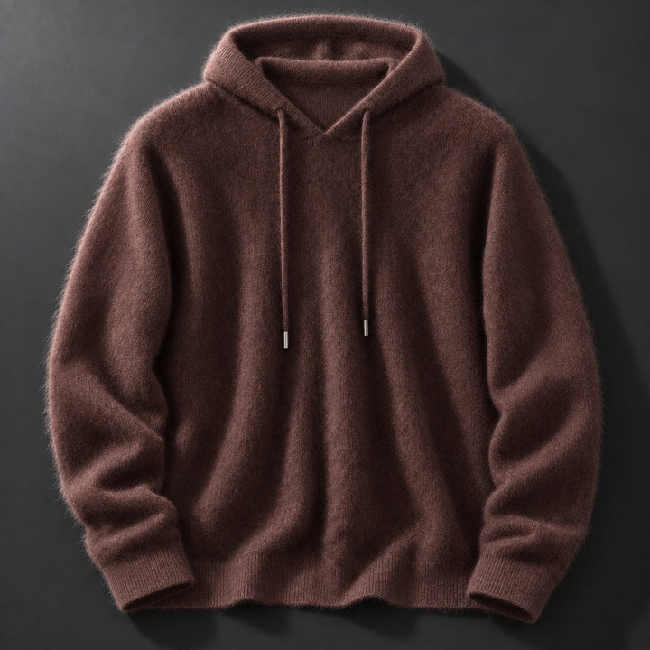 Fynch - Camisola com Capuz em Malha Cordão e Punhos Canelados