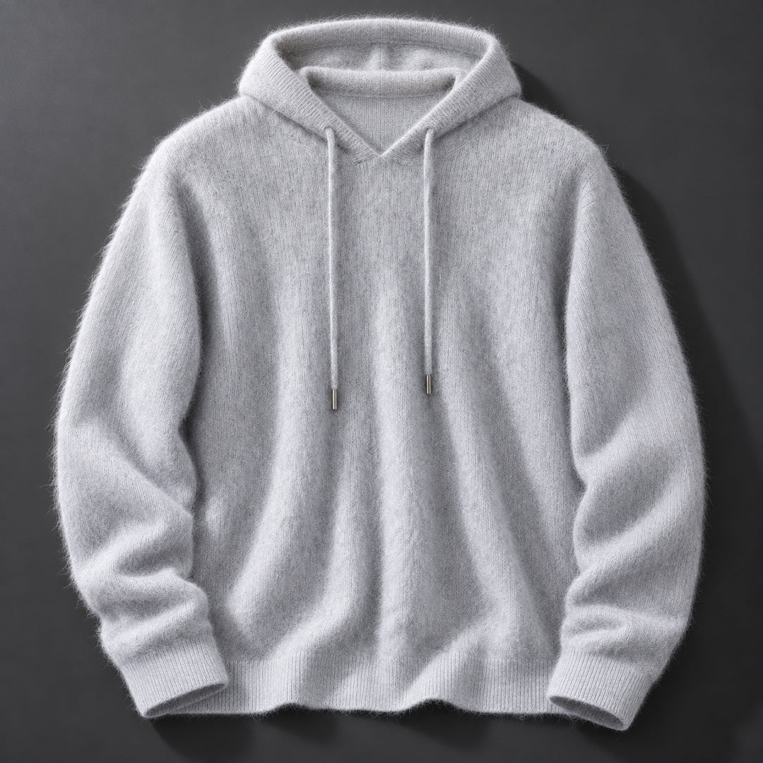 Fynch - Camisola com Capuz em Malha Cordão e Punhos Canelados