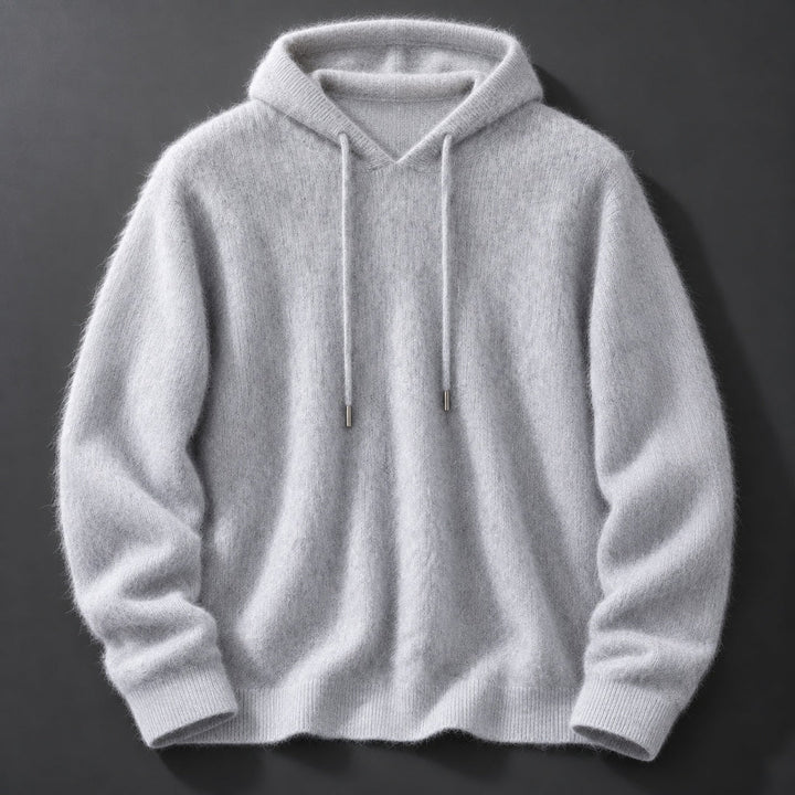 Fynch - Camisola com Capuz em Malha Cordão e Punhos Canelados