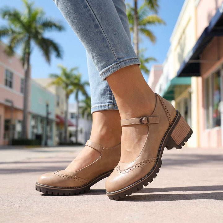 Bahar - Sapatos De Salto Alto Com Tiras Em T
