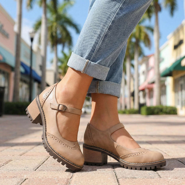 Bahar - Sapatos De Salto Alto Com Tiras Em T