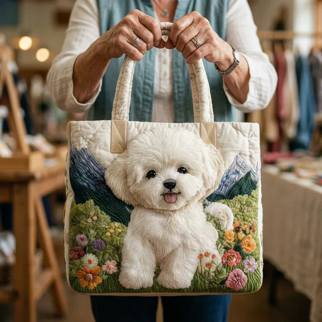 Wilairat - Mala De Ombro Acolchoada Com Motivo De Cachorrinho Fofo