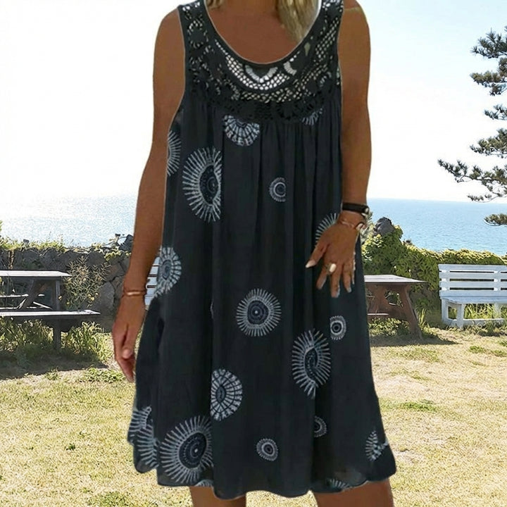 Paduch - Vestido casual de Verão sem Mangas com Estampado