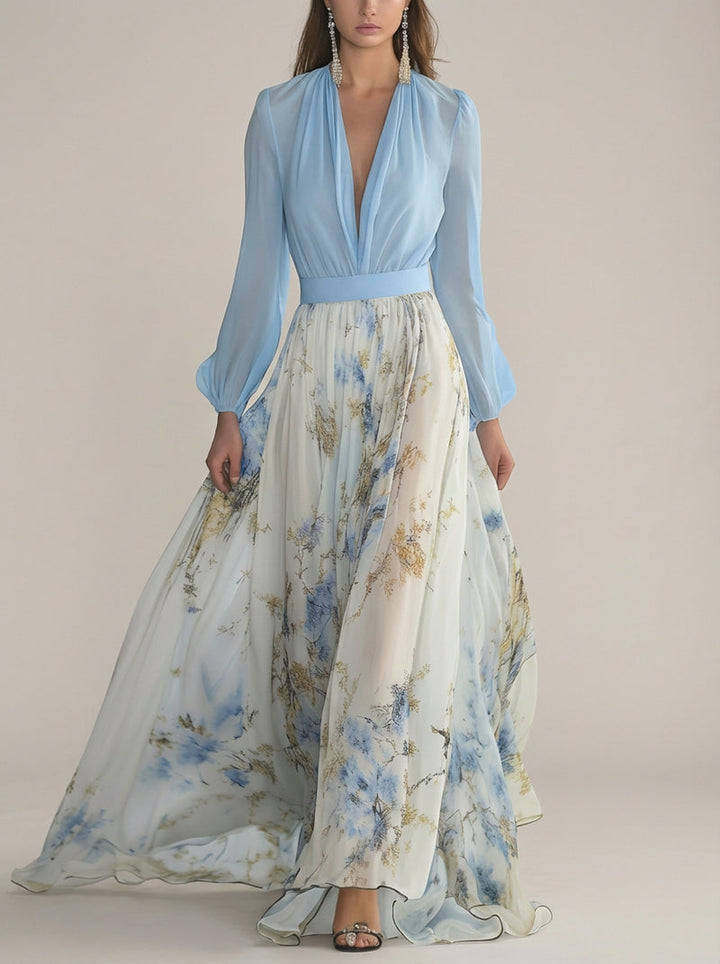 Zdravka - Vestido Maxi Floral