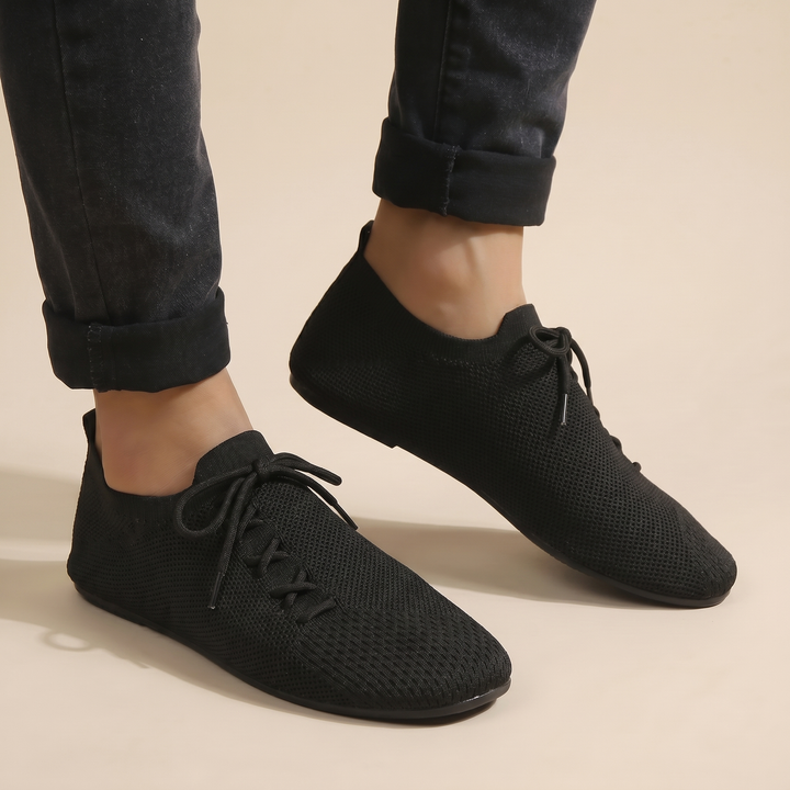 Denilson - Mocassins Leves De Malha Com Atacadores