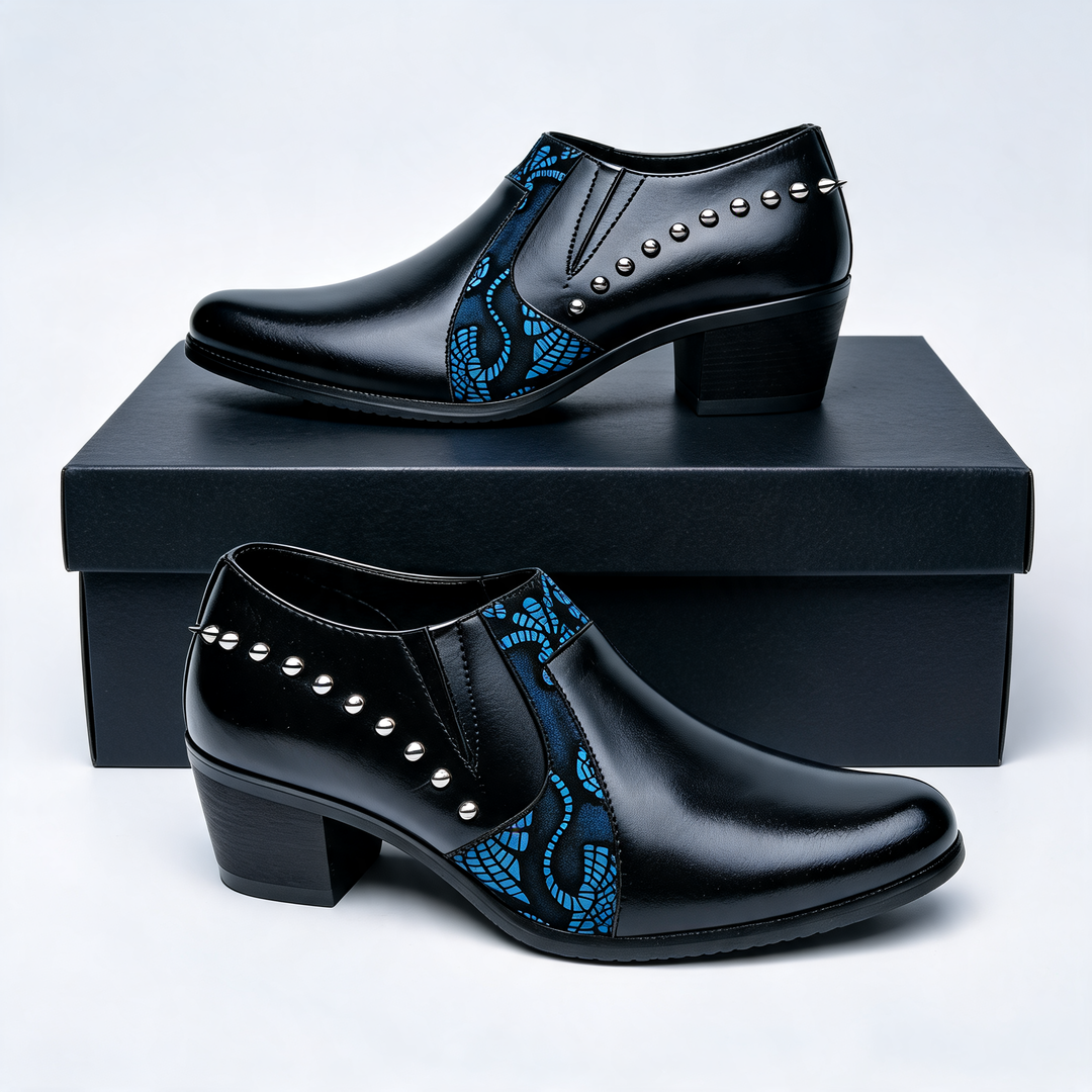 Vanderson - Sapatos De Salto Alto Com Biqueira Pontiaguda E Rebites
