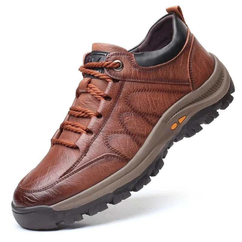Faissoil - Bota De Caminhada Em Couro Impermeável