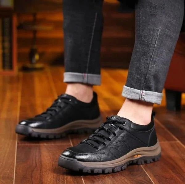 Faissoil - Bota De Caminhada Em Couro Impermeável