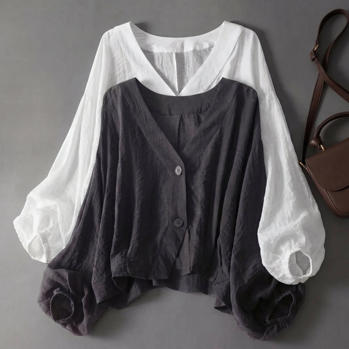 Comatize - Blusa De Linho Respirável