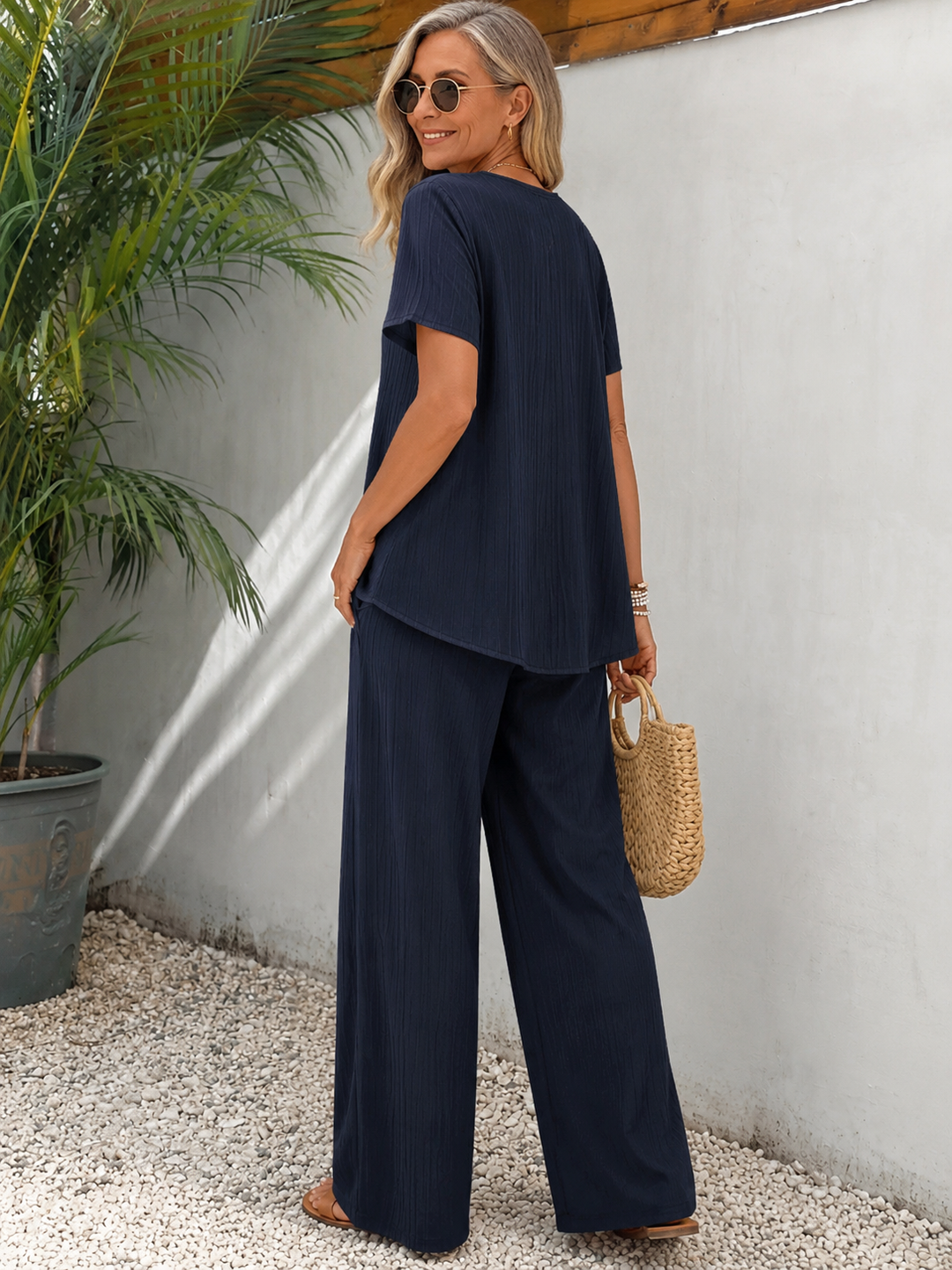 Amyrah - Conjunto De Duas Peças Elegante E Confortável