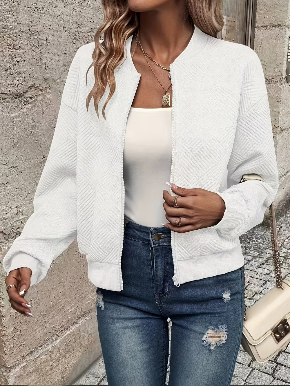 Shahna - Casaco Bomber Com Fecho