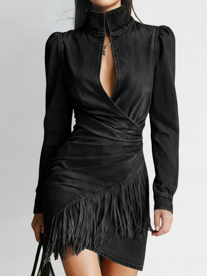 Maliana - Mini Vestido Em Ganga
