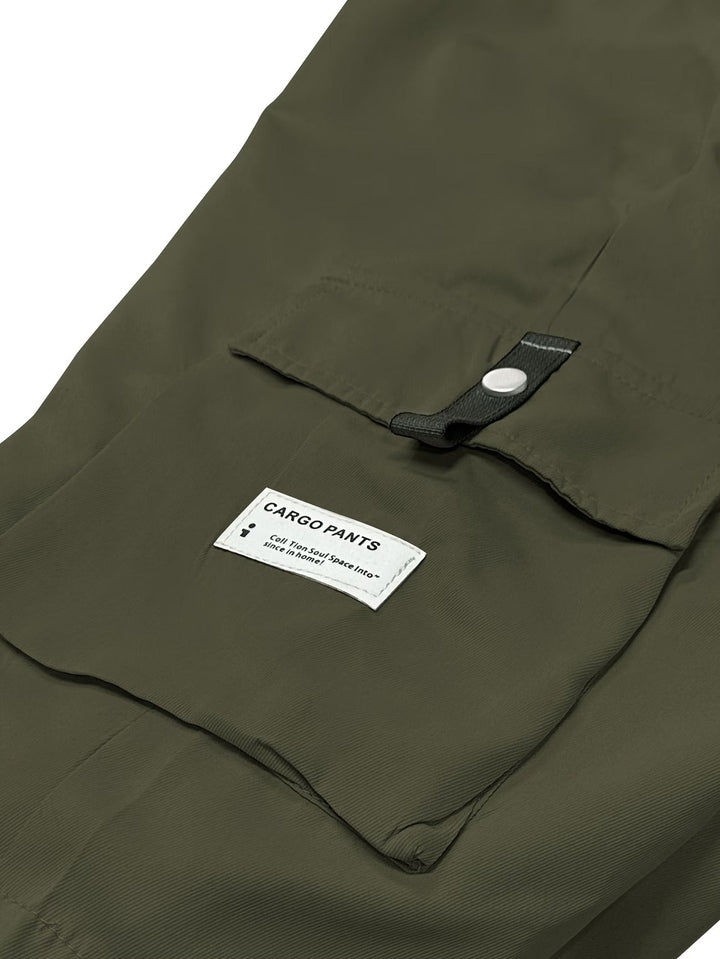 Burkus -  Calções Cargo Casuais Com Vários Bolsos