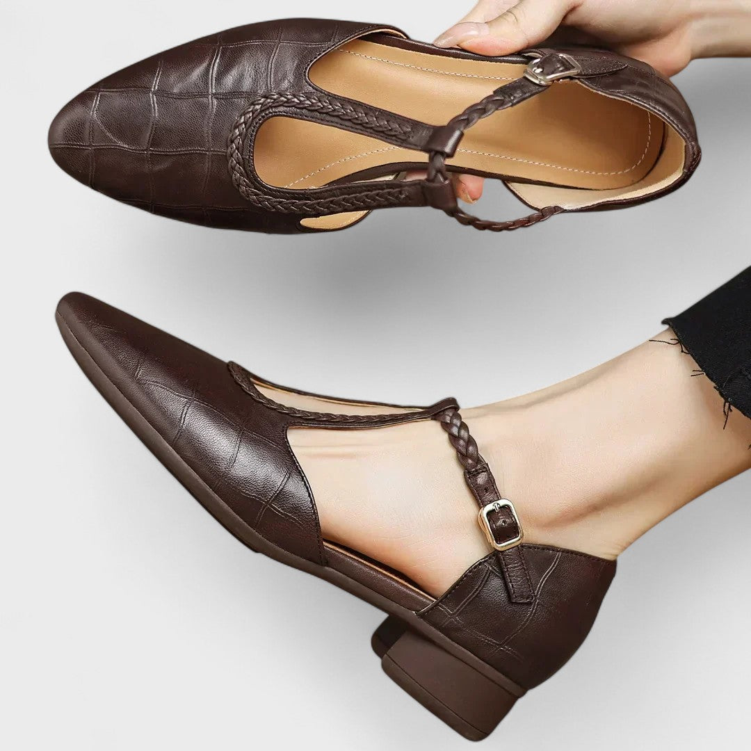 Heleina - Sapatos Ortopédicos De Couro