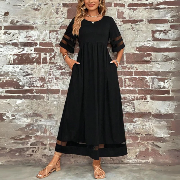 Dayena - Vestido Elegante Que Cobre a Barriga
