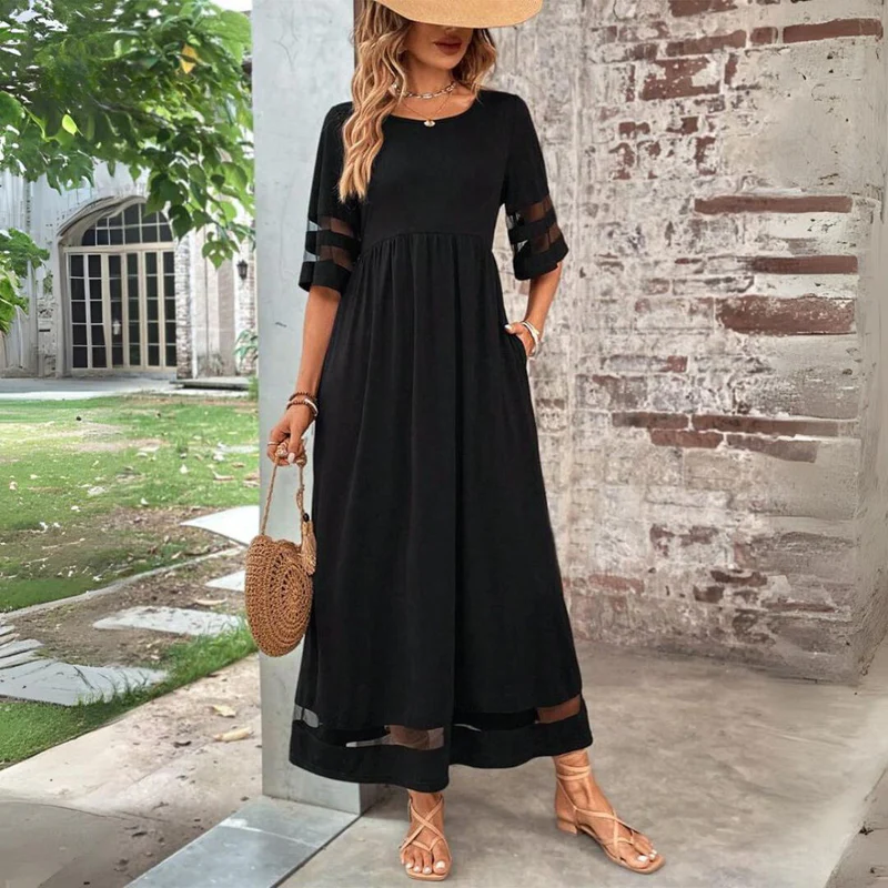 Dayena - Vestido Elegante Que Cobre a Barriga
