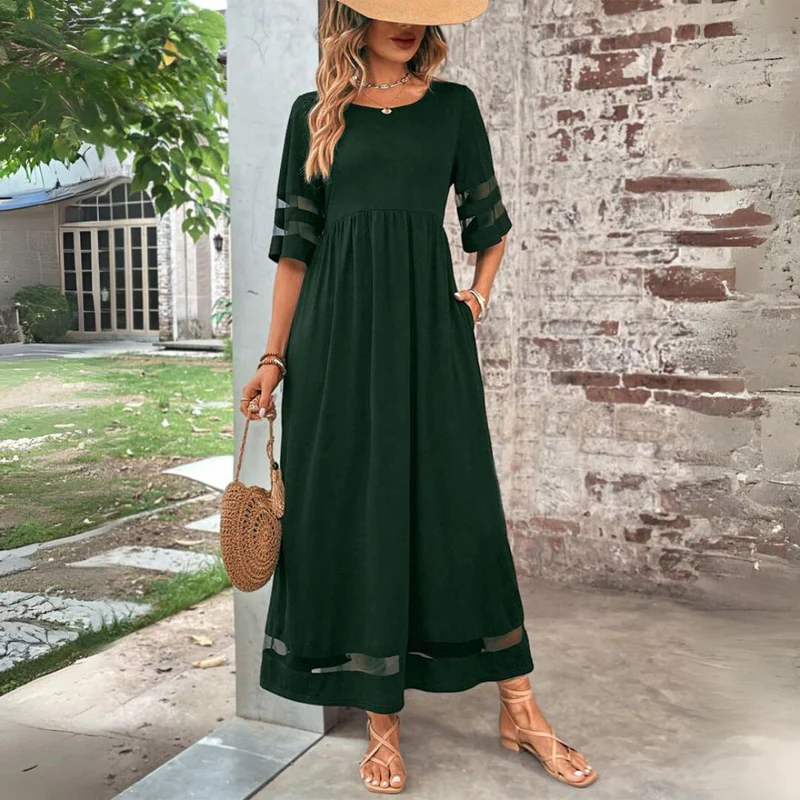 Dayena - Vestido Elegante Que Cobre a Barriga