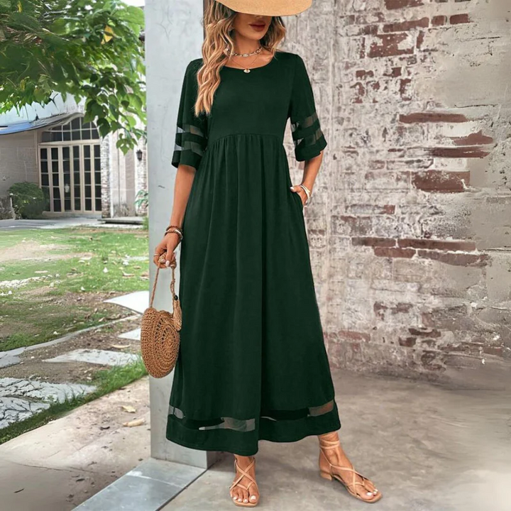 Dayena - Vestido Elegante Que Cobre a Barriga