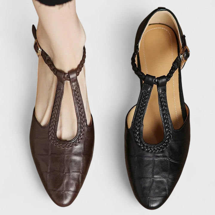 Heleina - Sapatos Ortopédicos De Couro