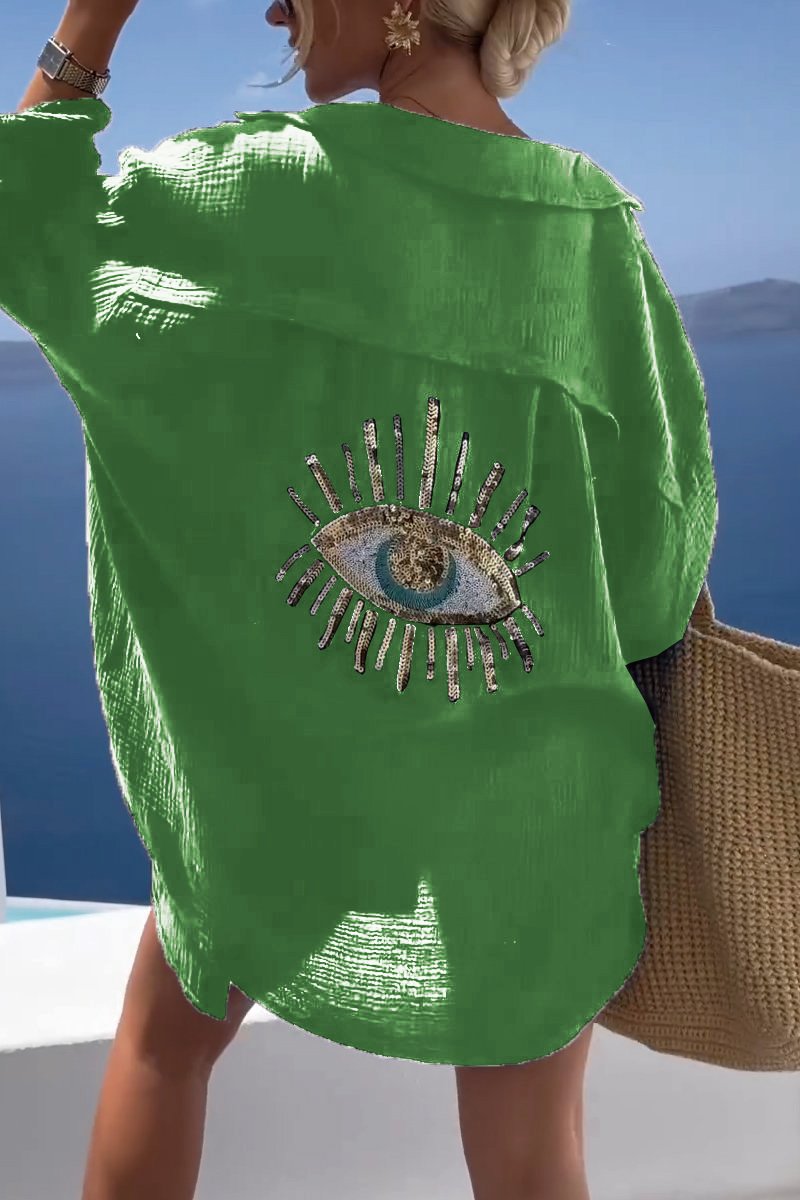 Eliza - Camisa de Algodão Oversized Hórus