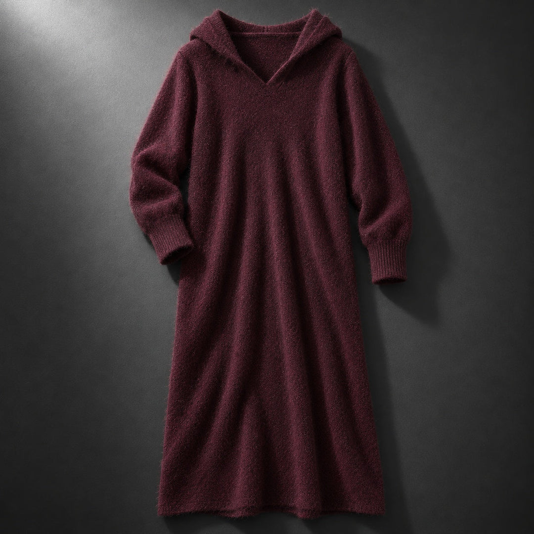 Karsyn - Vestido De Caxemira Com Capuz