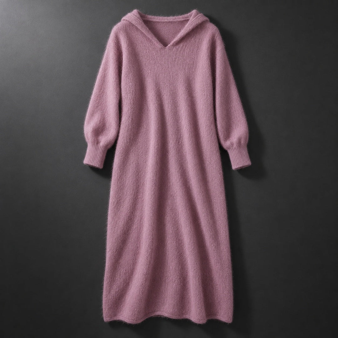 Karsyn - Vestido De Caxemira Com Capuz
