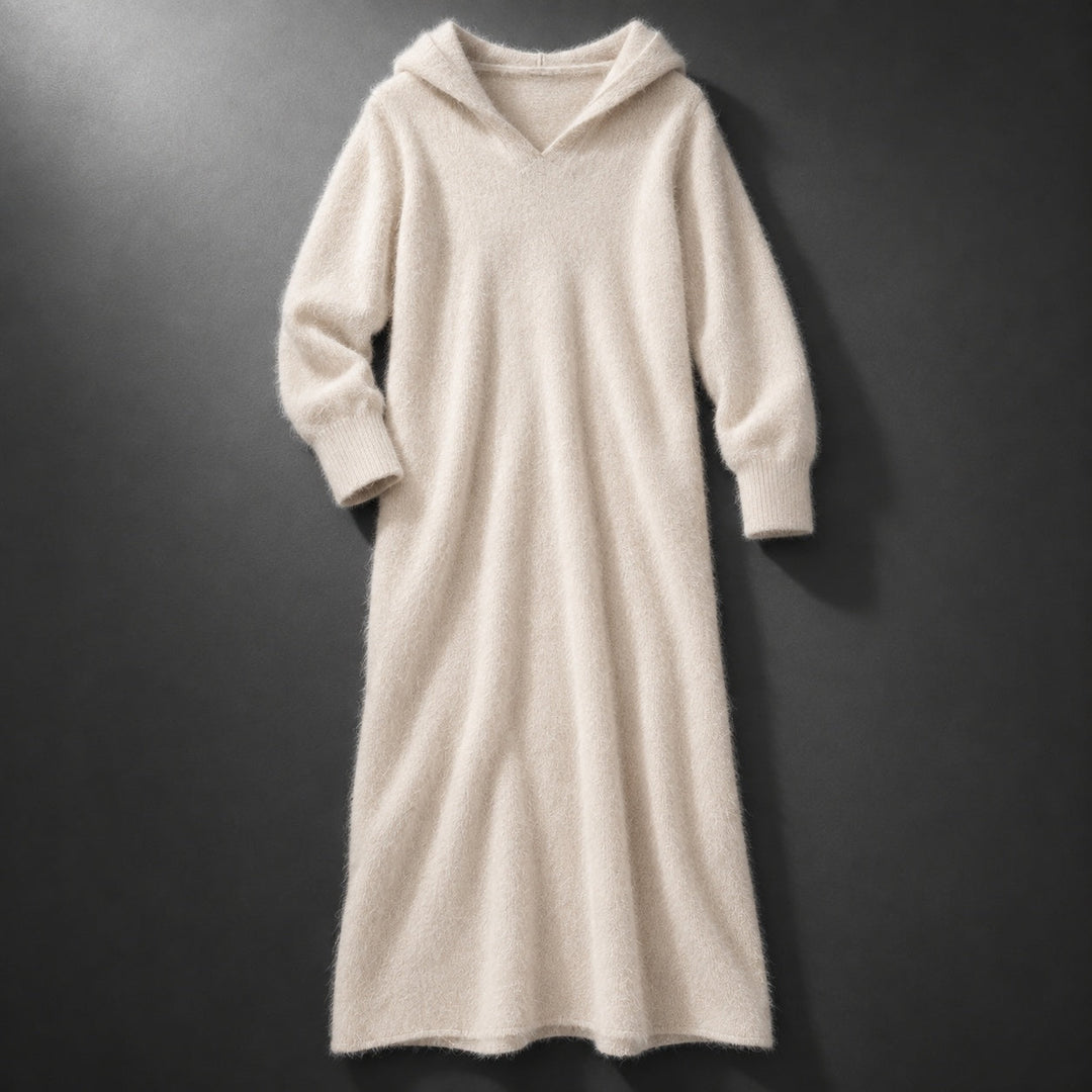 Karsyn - Vestido De Caxemira Com Capuz