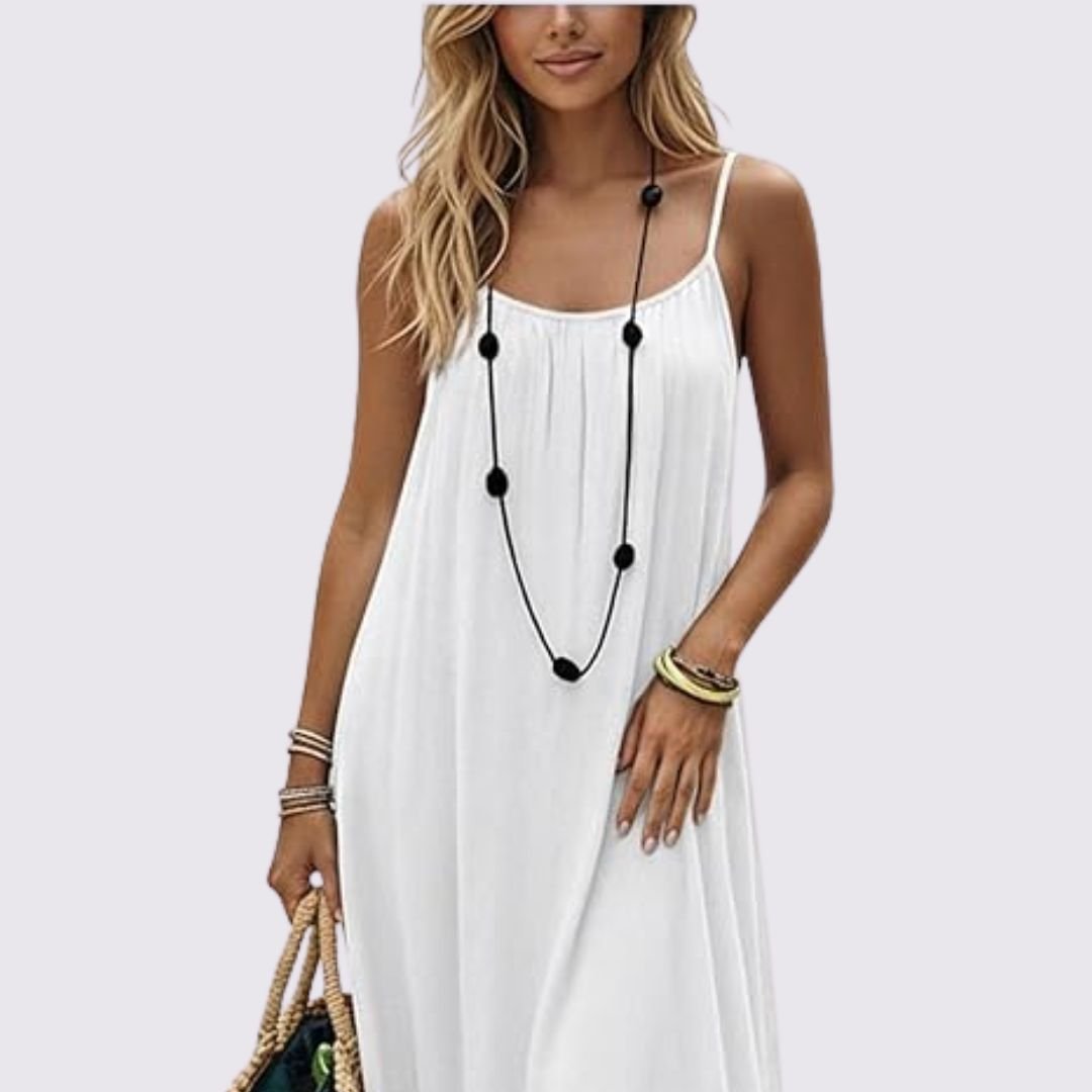 Diandra - Vestido Maxi Elegante Com Costas Descobertas