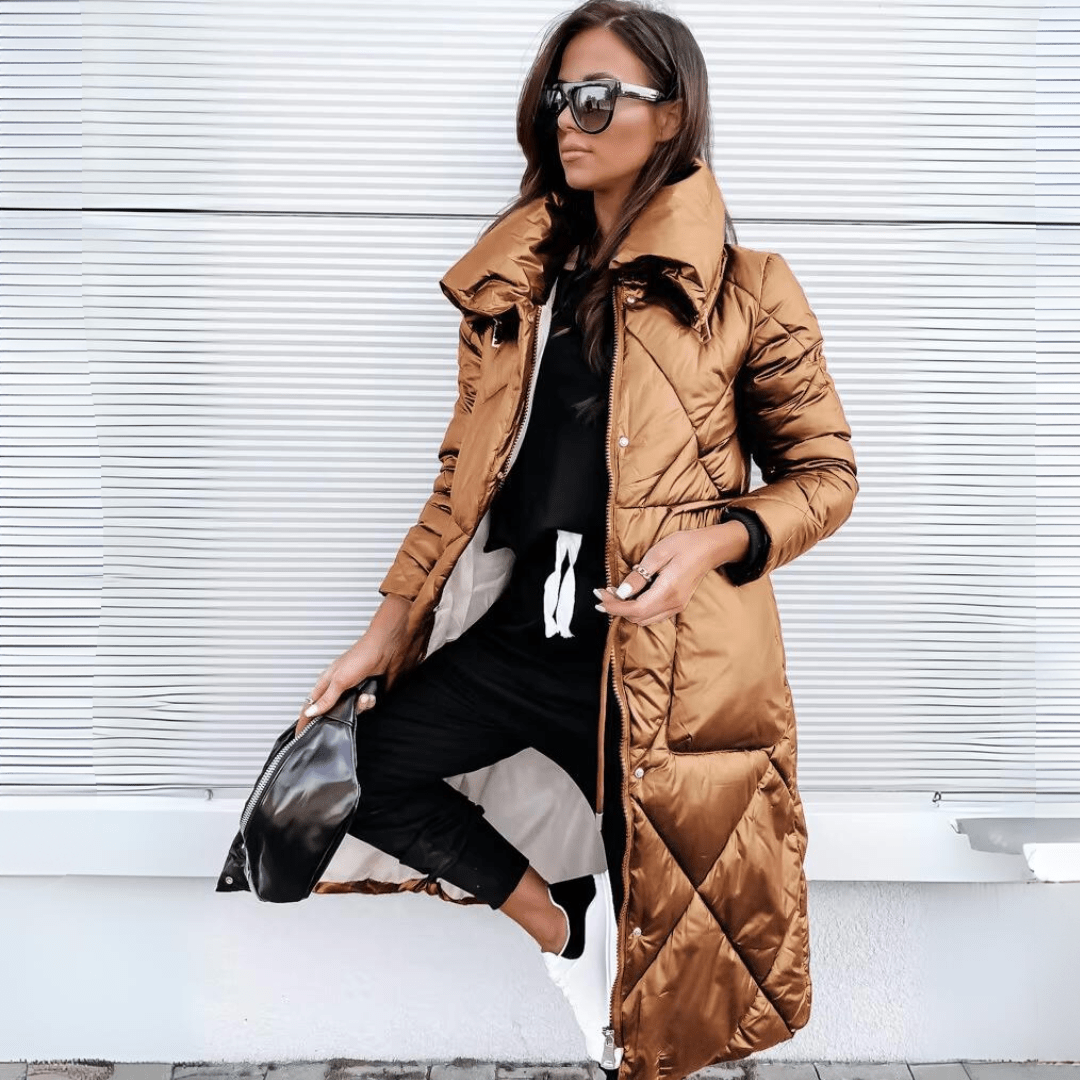 Linniea - Casaco De Inverno Acolchoado E Confortável