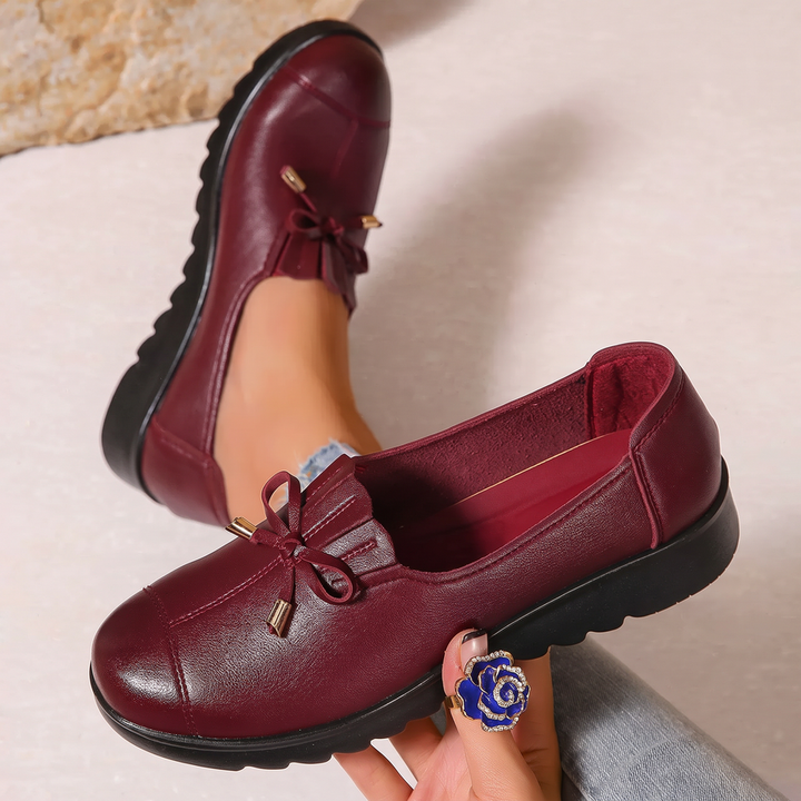 Chelina - Mocassins Com Sola Em Cunha Grossa
