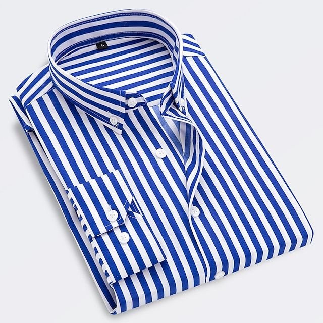 Jeroen - Camisa De Verão Listrada e Respirável