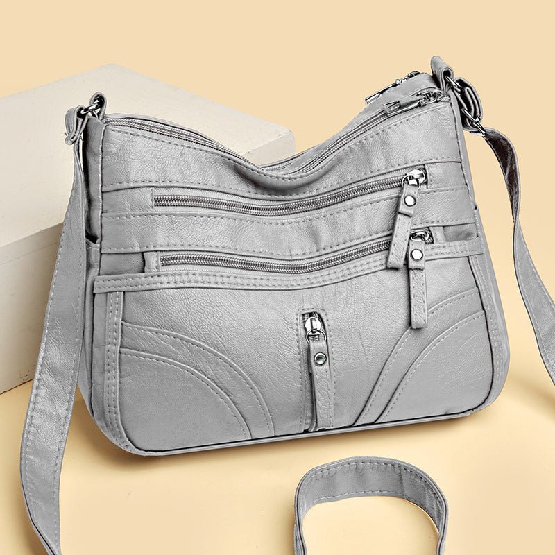 Brendiena - Mala Casual Vintage em Pele
