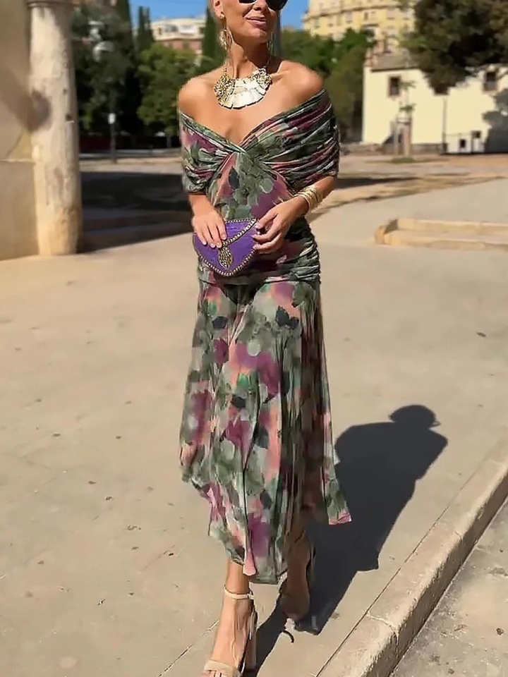 Manich - Vestido Midi Esvoaçante
