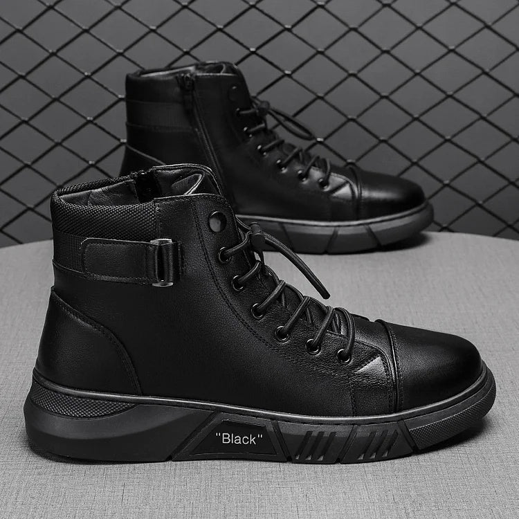 Quentin - Bota de Couro com Atacadores