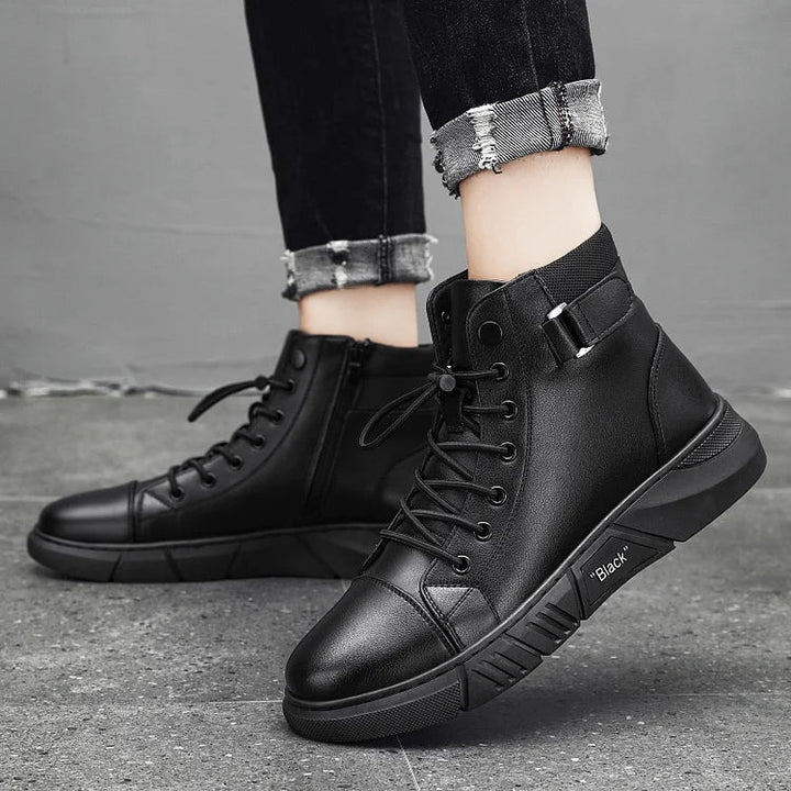 Quentin - Bota de Couro com Atacadores