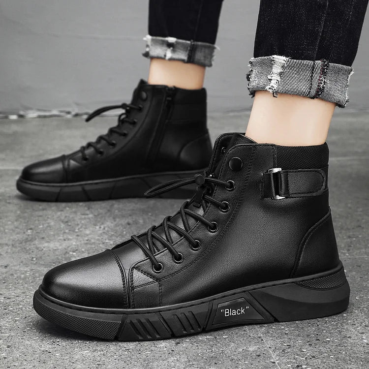 Quentin - Bota de Couro com Atacadores